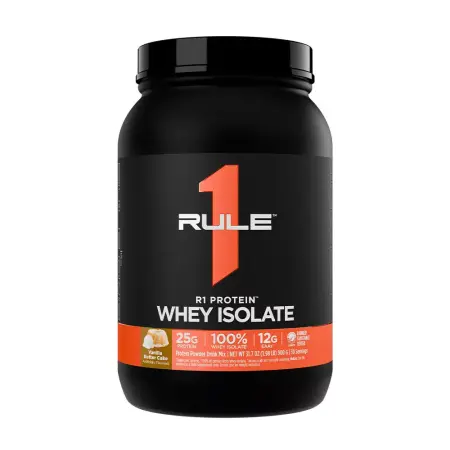 Rule1 R1 Protein Whey Isolate (900 g, Vanilla Butter Cake) - Rule1