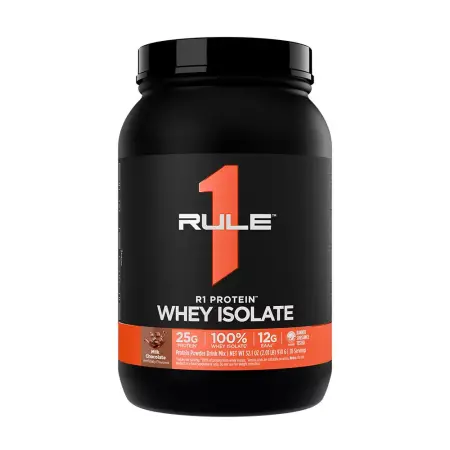 Rule1 R1 Protein Whey Isolate (910 g, Milk Chocolate) - Rule1