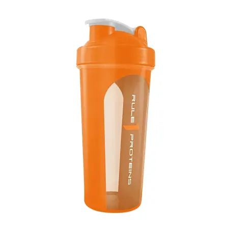 Rule1 R1 Rubber Grip Shaker (700 ml, Orange) - Rule1