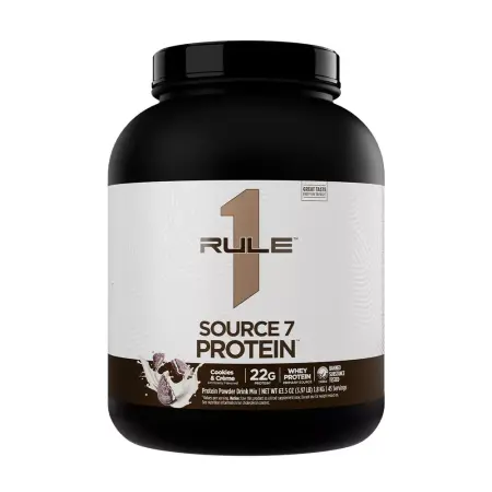 Rule1 Source 7 Protein (1800 g, Cookies and Cream Gelato) - Rule1