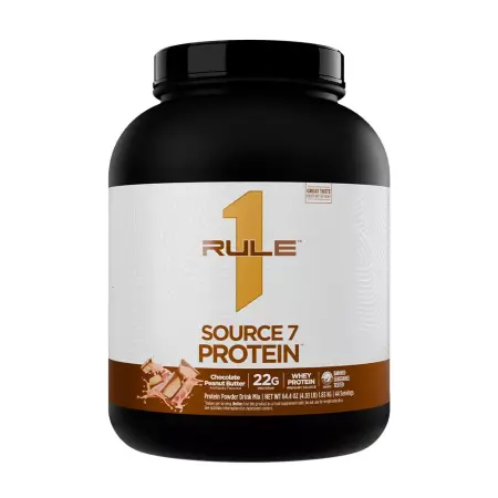 Rule1 Source 7 Protein (1830 g, Chocolate Peanut Butter) - Rule1