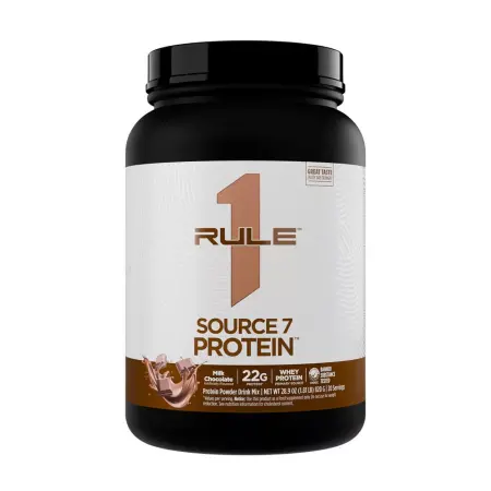 Rule1 Source 7 Protein (20 Servings, Milk Chocolate) - Rule1