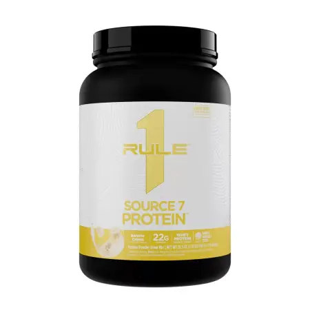 Rule1 Source 7 Protein (21 Servings, Banana Cream) - Rule1