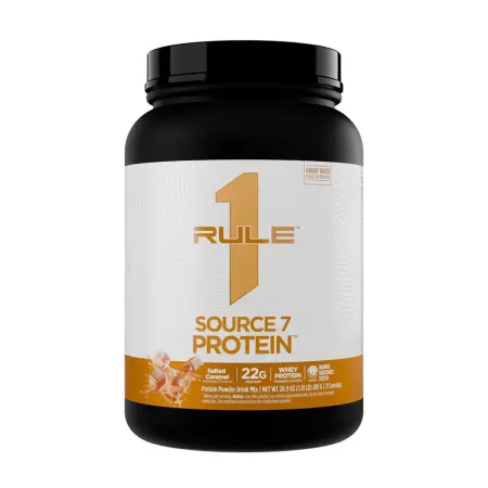 Rule1 Source 7 Protein (21 Servings, Salted Caramel) - Rule1