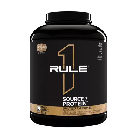 Rule1 Source 7 Protein (2260 g, Salted Caramel Gelato) - Rule1
