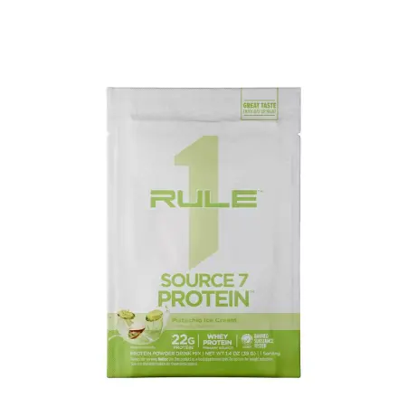 Rule1 Source 7 Protein Sample (39 g, Pistachio Ice Cream) - Rule1