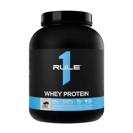 Rule1 Whey Protein (2240 g, Cookies & Cream) - Rule1