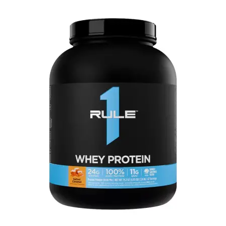 Rule1 Whey Protein (2240 g, Salted Caramel) - Rule1