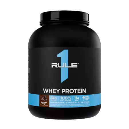 Rule1 Whey Protein (2280 g, Chocolate Fudge) - Rule1