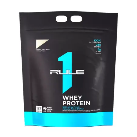 Rule1 Whey Protein (4520 g, Soft Vanilla Ice Cream) - Rule1