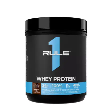 Rule1 Whey Protein (455 g, Chocolate Fudge) - Rule1