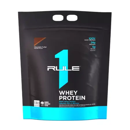 Rule1 Whey Protein (4550 g, Chocolate Fudge) - Rule1