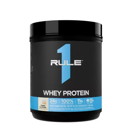 Rule1 Whey Protein (462 g, Soft Vanilla Ice Cream) - Rule1