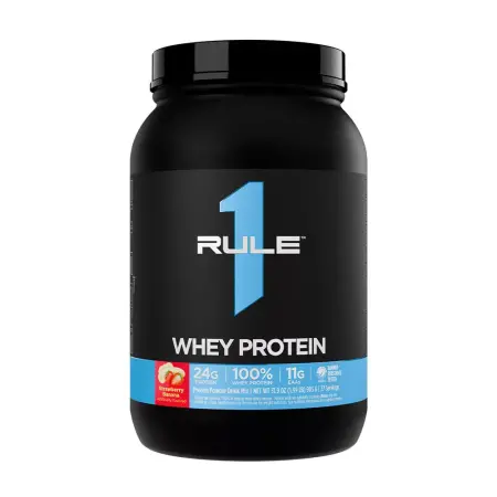 Rule1 Whey Protein (905 g, Strawberry Banana) - Rule1