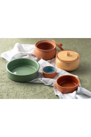 Rumeli Bowl 450 ml - Set of 2 with Brown Glazed Inside - Viapot