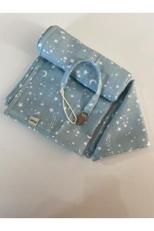 Run Baby 100% Cotton Baby Muslin Set (80X90CM COVER SCARF pacifier strap) runbaby muslin set - runbaby