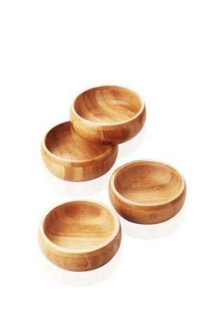 Runde 24-teilige Snackschale aus Bambus CNRHOME2734 - BALSA