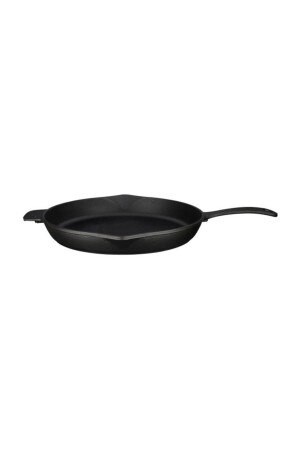 Runde Bratpfanne aus Gusseisen mit Metallgriff, Durchmesser 30 cm, PRA-441003-7094 - Lava
