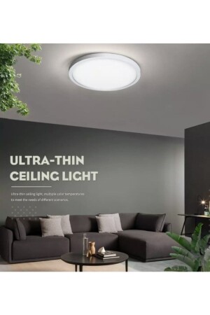 Runde Deckenbeleuchtungslampe, LED-Leuchte, Kronleuchter, 6500 K weißes Licht - Viesteknoloji