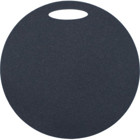 Runde Sitzmatte Yate, einlagig, 35 cm Durchmesser, dunkelblau - Yate