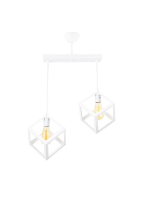 Rustic Retro Model Geometric Pendant Lamp Metal Cube Chandelier LMBDR35282D - Lambadar