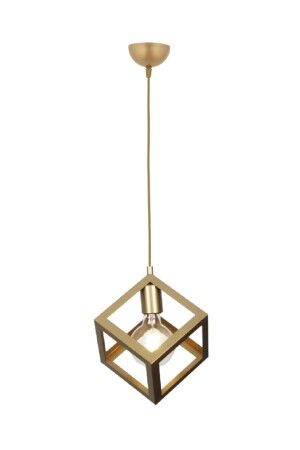 Rustik Model Geometrik Sarkıt Metal Küp Avize LMBDR35281 - Lambadar