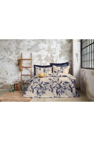 Rutha Satin-Doppelbettbezug-Set 04BSR 05078 - İssimo Home