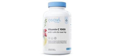 Rutin ve Kuşburnu Özlü C1000 Vitamini - POWERBODY