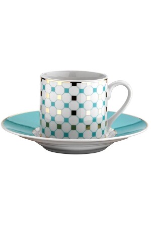 Rüya 12-teiliges Kaffeetassen-Set für 6 Personen 769714 RU12KT430769714 - Kütahya Porselen