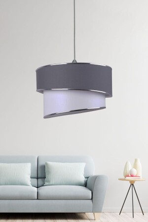 Ruzgar Modern Single Pendant Lamp Anthracite Chandelier R. 89a ES-RZGS2 - Eslight