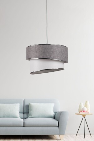 Ruzgar Modern Single Pendant Lamp Chandelier Light Gray E65 ES-RZGS2 - Eslight