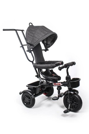 Rv501 Hiper Bike 3-Rad Kinderfahrrad mit Kindersicherung Anthrazit RV501 - Rival