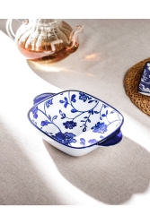 Rêve Bleu Angers New Bone China Kare Kulplu Tabak 1KTABA1027-8682116791489 - Madame Coco
