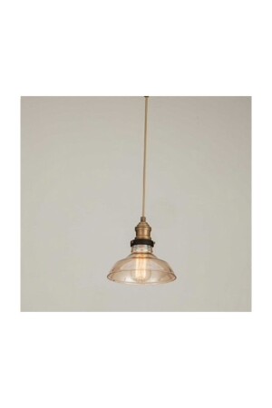 S Einzelner rustikaler Retro-Honigglas-Kronleuchter 23 cm MYL00006 - demet habek mylights