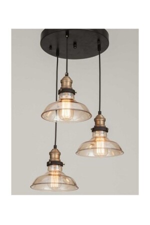S Retro Rustic Triple Pendant Lamp Chandelier MYL000037 - MYLİGHT