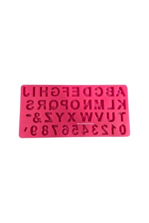 S026 Alphabet Großbuchstabe Silikonform H:2 cm 28747 - Adana Pasta Malzemeleri