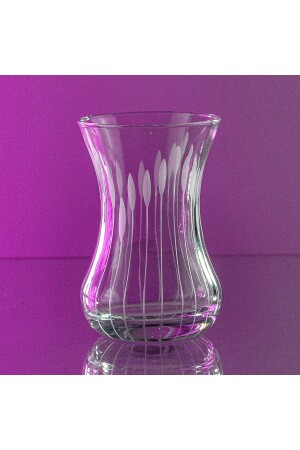 S03 6 Tea Glass 135cc Vega Patterned S03 VEGA - DECOCIA