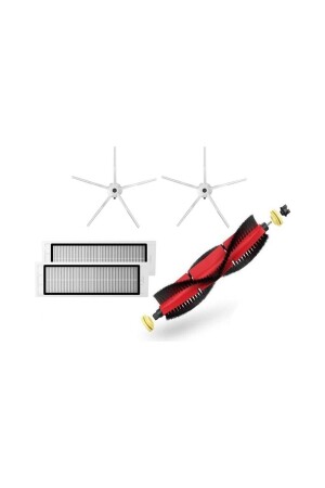 S5 Max- White Robot Vacuum Cleaner Compatible Set of 5 Spare Parts ozem013 - Roborock