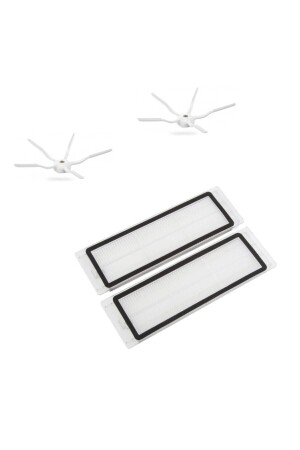 S5 S5 Max S6 S6 Pure Compatible New Generation Hepa Filter 5 Arm Side Brush Set LIN326598124579 - Roborock