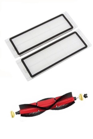 S5, S5 Max, S6, S6 Pure, S50, S51, Compatible New Generation Main Brush and Curtain Hepa Filter LIN9685748596 - Roborock