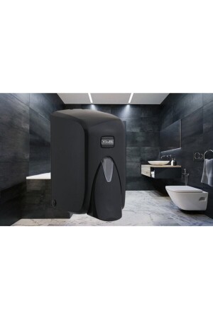 S5b 500 Gr. Black Reservoir Liquid Soap Dispenser - Liquid Soap Dispenser Apparatus SG0045 - Genel Markalar