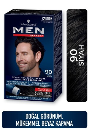 Saç Boyası 90 - Siyah - Men Perfect