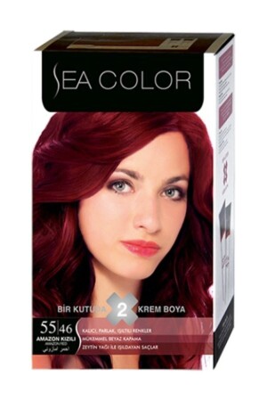 Haarfärbemittel Amazon Red 55/46 - Sea Color
