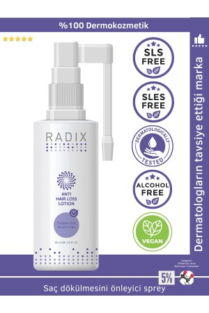 Saç Dökülmesine Karşı Serum Sprey - Anti Hair Loss Lotion 60 Ml 8681877436226 - Radix