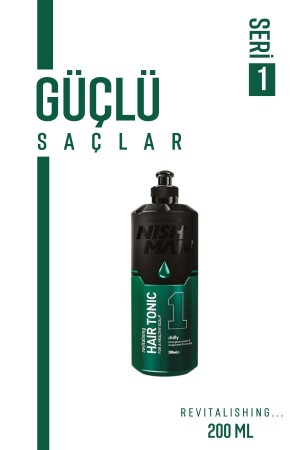 MNZ- Tonic Hair / Root Strengthener مع الأرجينين 200 مل - Nishman