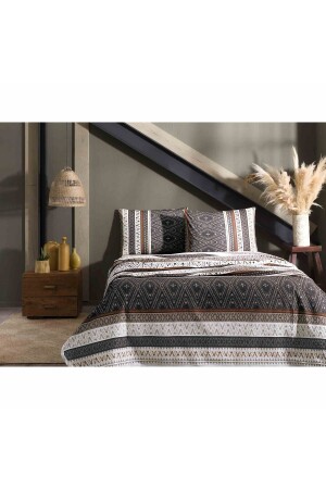 Sadler Brown Double Printed Duvet Cover Set 1000037416001 - Taç