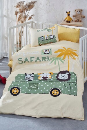 Safari Digital Printed 3d Cotton Baby Duvet Cover Set - Bonjardinhome