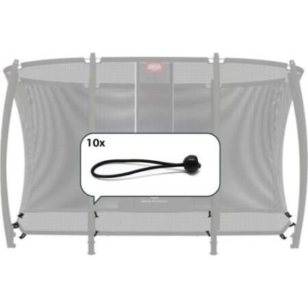 Safety Net Deluxe - Elastic bands for bottom of netting (10x - BERG