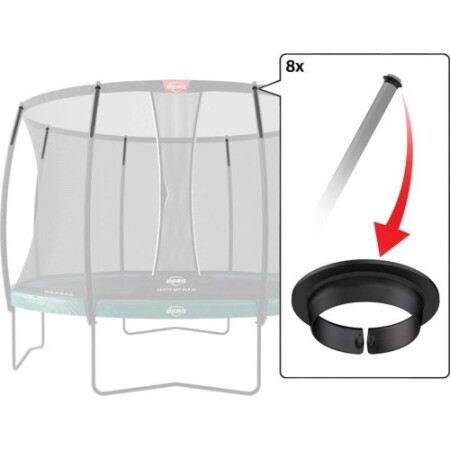 Safety Net DLX XL - Foam Support Ring (8x) - BERG
