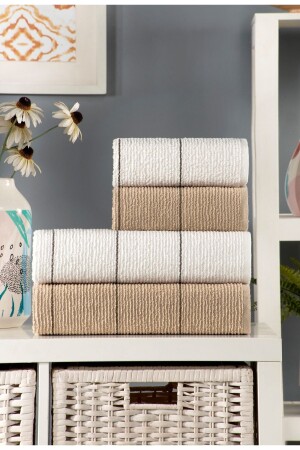 Sahara 50 X 85 – 70 X140 Cm 4-Piece Bath Towel Set | - eumenia